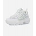 Кроссовки Fila Disruptor 2 белые с серебристым