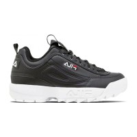 Fila Disruptor 2 black white с мехом