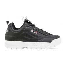 Fila Disruptor 2 black white с мехом