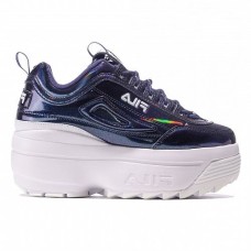 Кроссовки Fila Disruptor 2 на высокой подошве синие