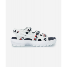 Сандалии FILA Disruptor Sandals белые с надписями