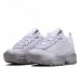 Кроссовки Fila Disruptor 2 с серой подошвой белые