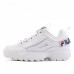 Кроссовки Fila Disruptor 2 белые с логотипом