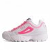Кроссовки Fila Disruptor 2 белые с розовым