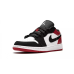 Nike Air Jordan 1 Retro Black Toe Low Black White Red