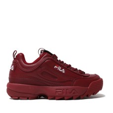 Кроссовки FILA DISRUPTOR 2 кожаные бордовые (36-40)