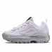 Кроссовки Fila Disruptor 2 с серой подошвой белые