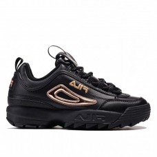 Кроссовки Fila Disruptor 2 черные с золотым