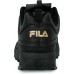 Кроссовки FILA DISRUPTOR II METALLIC ACCENT Черно-золотые женские (36-41)