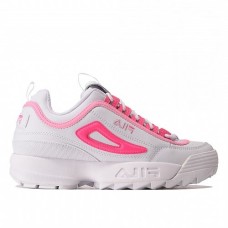 Кроссовки Fila Disruptor 2 белые с розовым