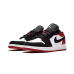 Nike Air Jordan 1 Retro Black Toe Low Black White Red
