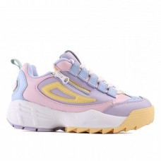 Кроссовки Fila Disruptor 2 розово-фиолетовые с желтым
