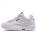 Кроссовки Fila Disruptor 2 с надписью белые