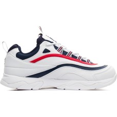 Кроссовки FILA RAY Бело-красно-черные мужские (41-45)