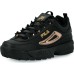 Кроссовки FILA DISRUPTOR II METALLIC ACCENT Черно-золотые женские (36-41)