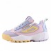 Кроссовки Fila Disruptor 2 розово-фиолетовые с желтым